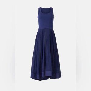 Claudie Pierlot’s Navy Blue Pleated dress